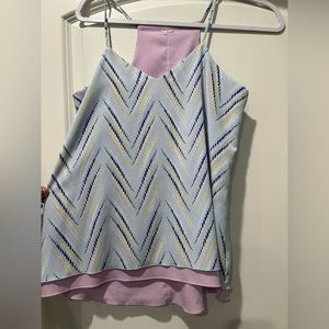 Reversible chevron tank top